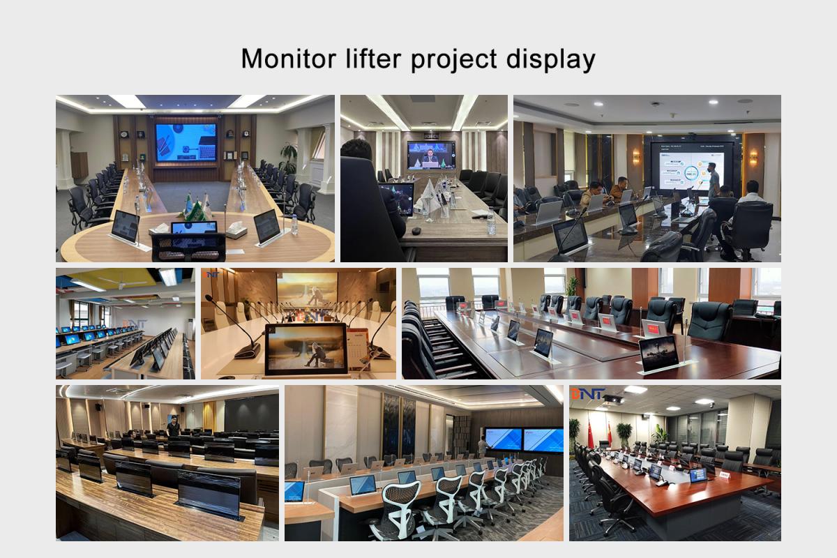 Application Scenario Of LCD monitor lift and conference system