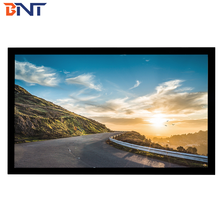 OEM/ODM 100 inch projector frame screen with aluminum alloy material used in home theater BETFS4-100