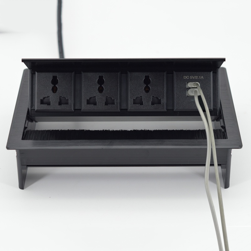 flip up table socket close