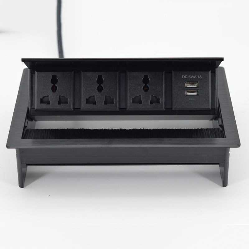 Desk Flip Cover socket