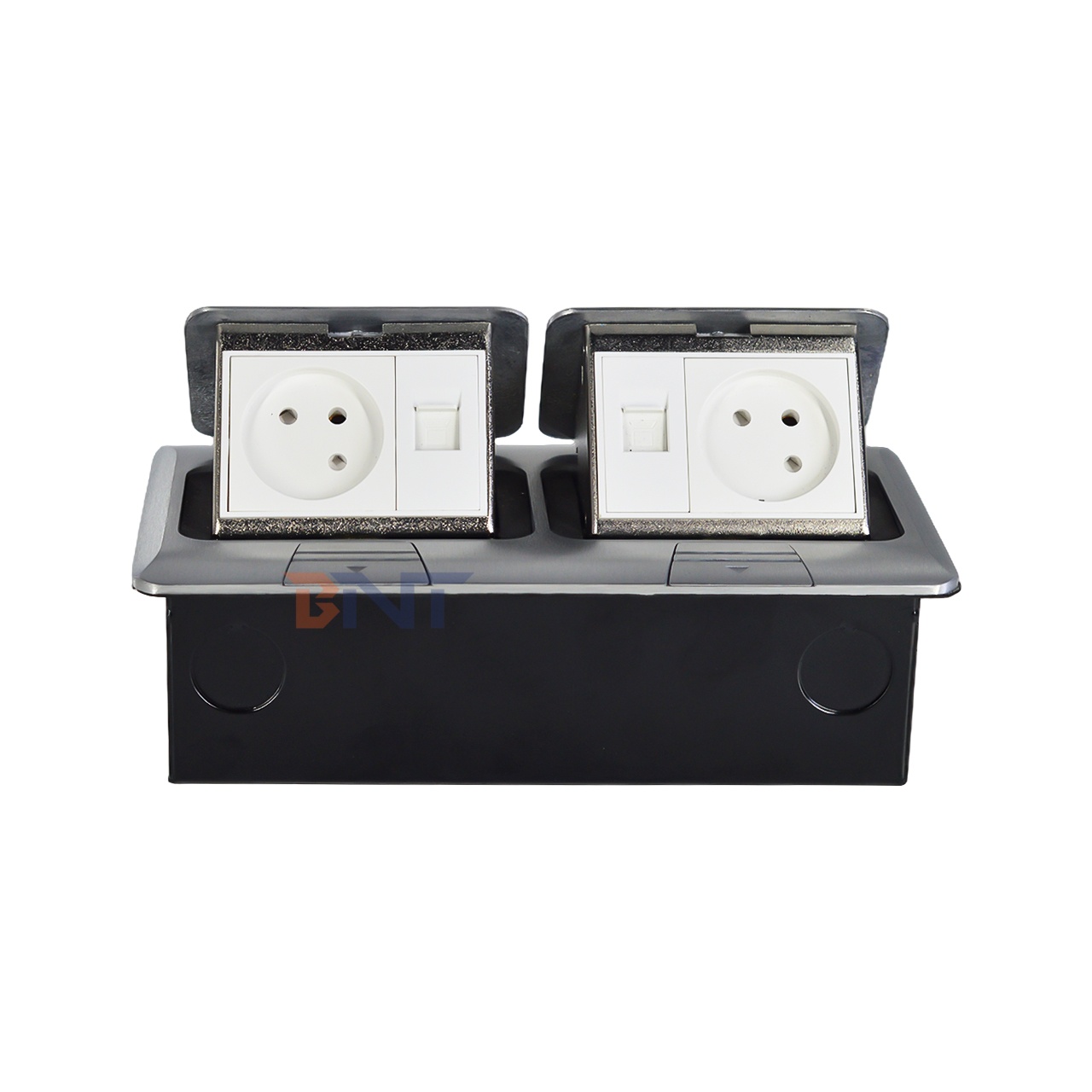 ODM/OEM Waterproof Hidden Pop-Up Type Floor Socket Box Israel Standard 2 AC Outlets Grounding Outlets